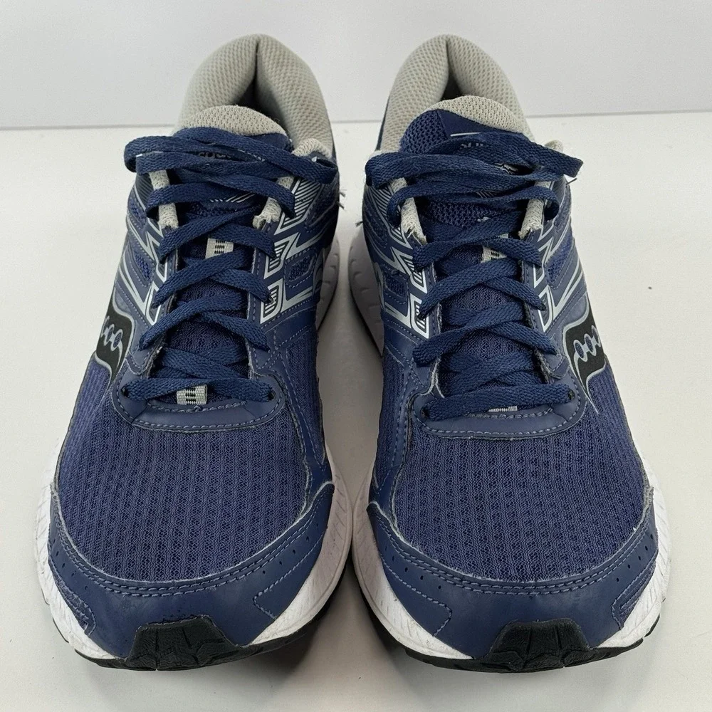 Saucony‎ Cohesion 13 Men's Running Shoes Navy Blue Silver S20559-22 Size 12